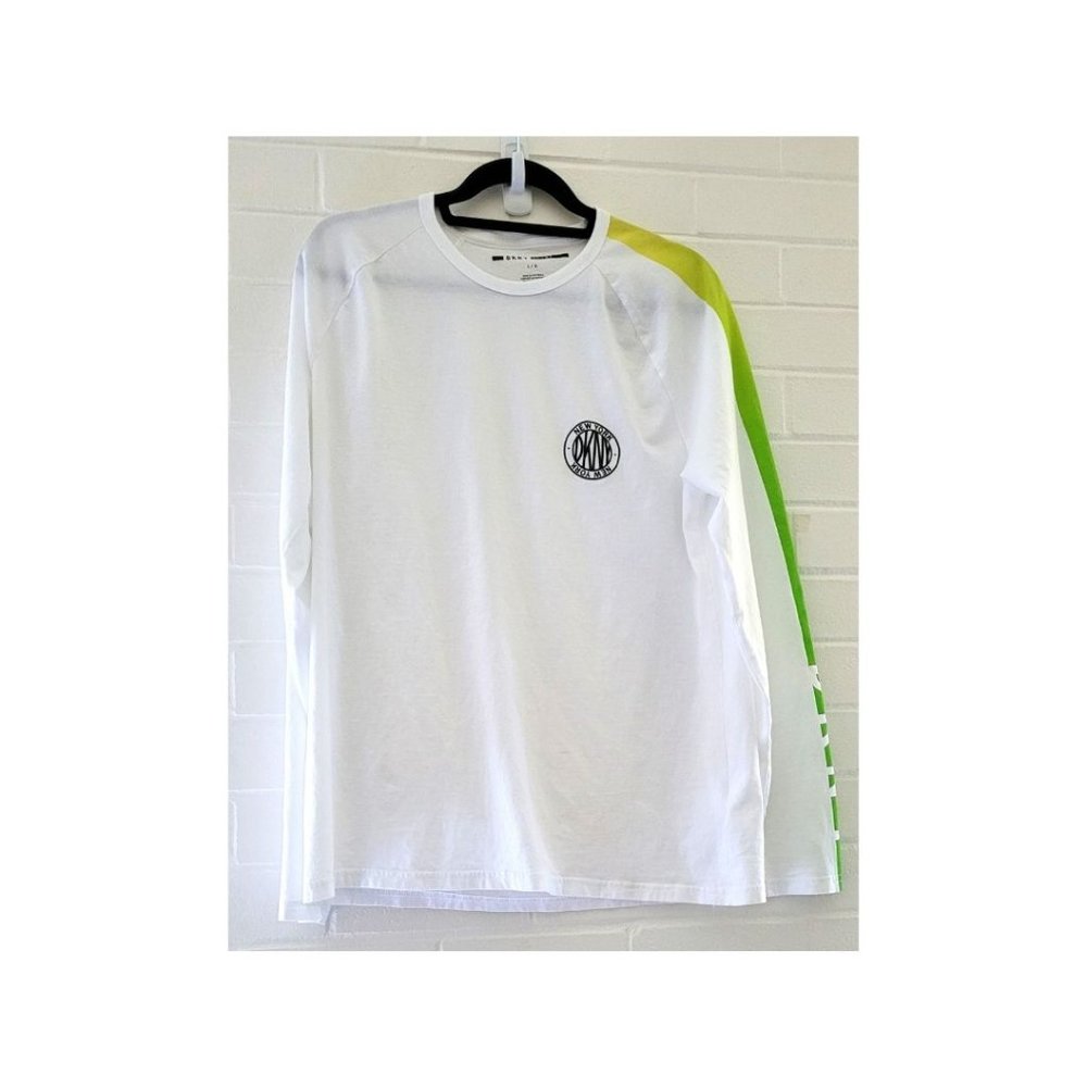 Pre-owned DKNY Long Sleeved Sports Tee Breathable Thin fabric Large Worn Once